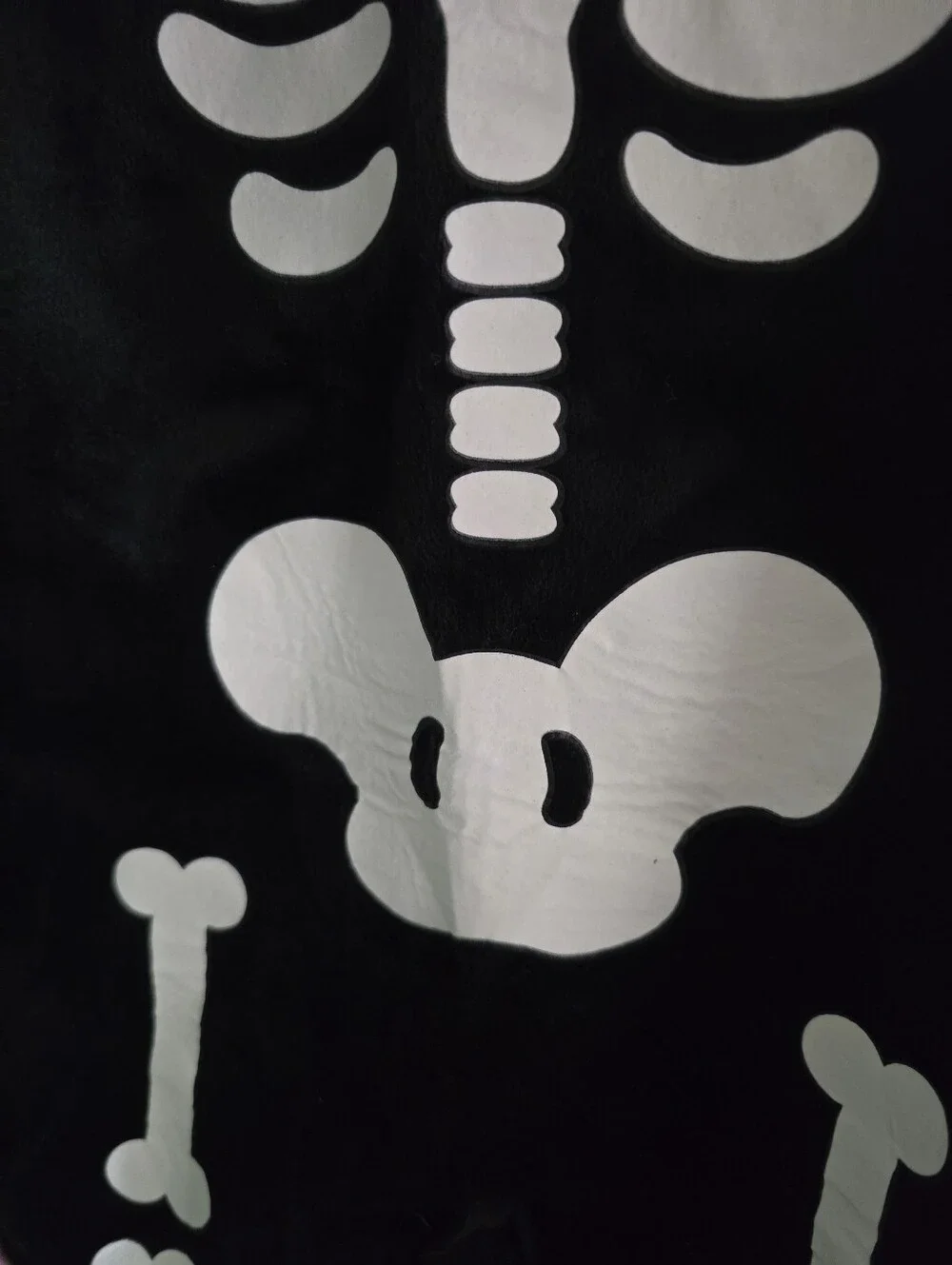 Skeleton Glow In The Dark Halloween Costume Size 6-9 Months New
